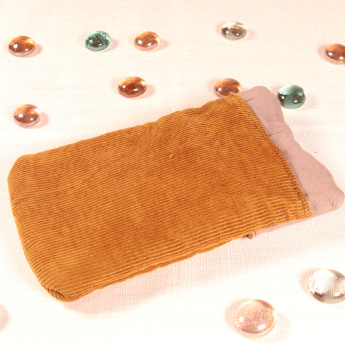 Etui velours marron