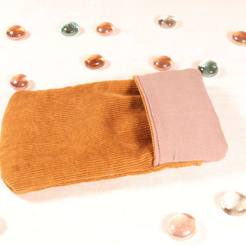 Etui velours marron