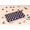 Etui à pois bleus