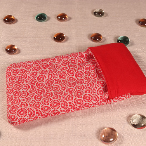 Etui cercles rouges