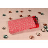 Etui cercles rouges