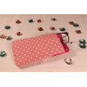 Etui à pois roses