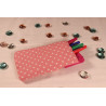 Etui à pois roses