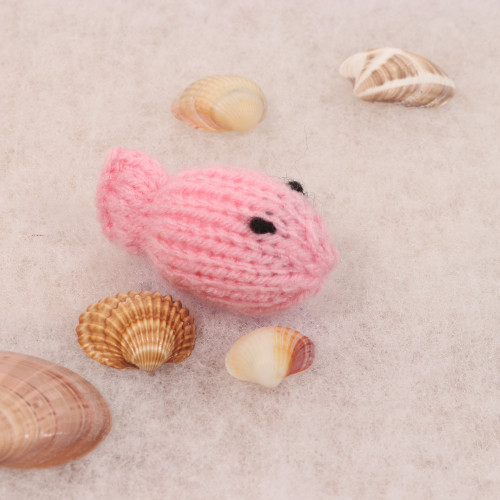 Petit poisson porte clé Pivoine