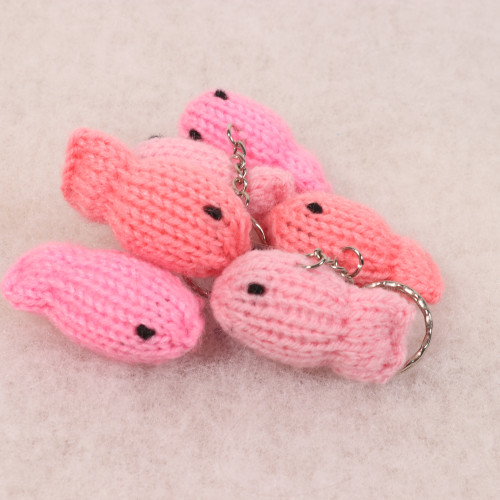 Petit poisson porte clé Pivoine