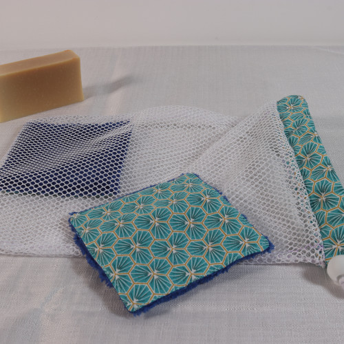 Filet de lavage motif hexagone