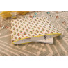 Pochette rembourrée grand format – 23x19 cm – tissu upcyclé