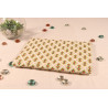 Pochette rembourrée grand format – 23x19 cm – tissu upcyclé
