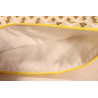 Pochette rembourrée grand format – 23x19 cm – tissu upcyclé