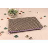 Pochette rembourrée grand format – 23x19 cm – tissu upcyclé