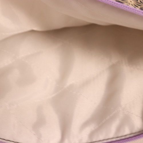 Pochette rembourrée grand format – 23x19 cm – tissu upcyclé