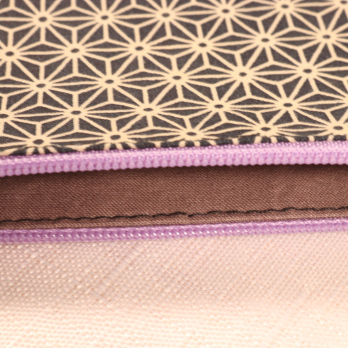 Pochette moyen format – 18x13 cm – tissu upcyclé