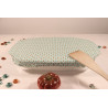 Charlotte alimentaire rectangle (plat à four)  bleu-imperméable
