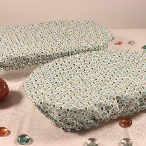 Charlotte alimentaire rectangle (plat à four)  bleu-imperméable