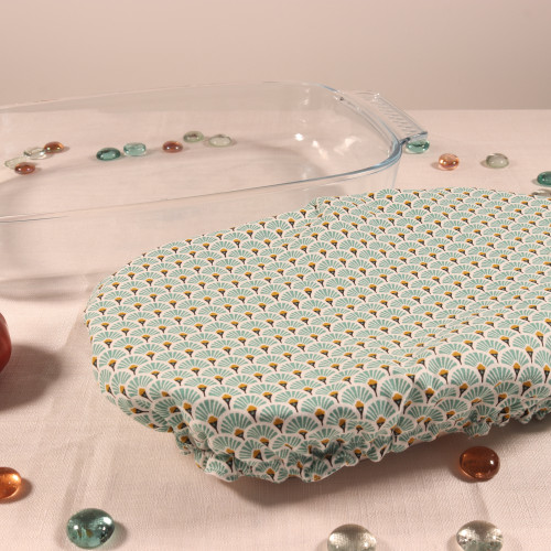 Charlotte alimentaire rectangle (plat à four)  bleu-imperméable