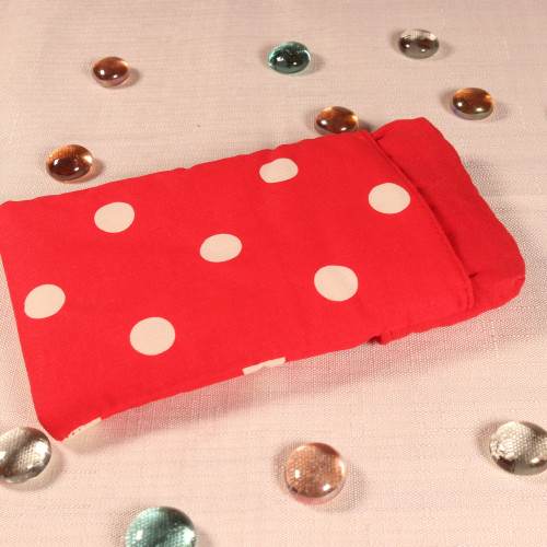 Etui à pois rouges