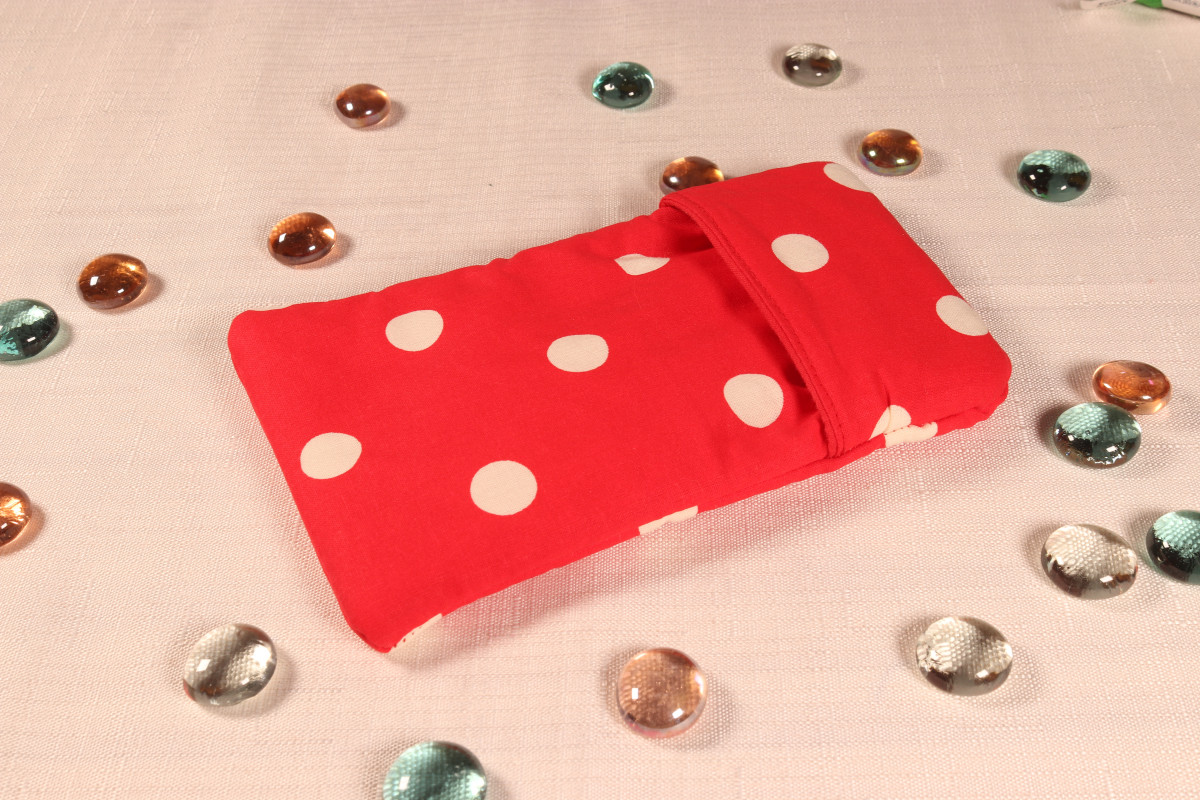 Etui à pois rouges