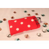 Etui à pois rouges
