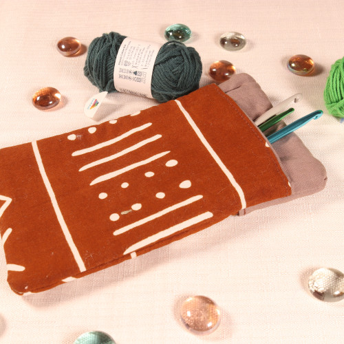 Etui tissu africain