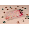 Etui fleuri rose